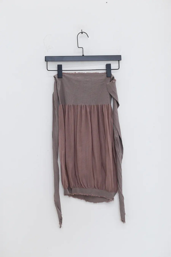 marc le bihan long sleeve off shoulder corset 26944 wood rose (26944-E21)